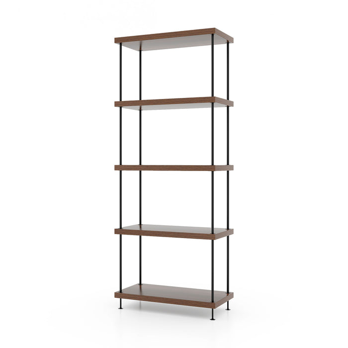 2/3/4/5-Tier Multipurpose Display Rack with Metal Frame-5-Tier