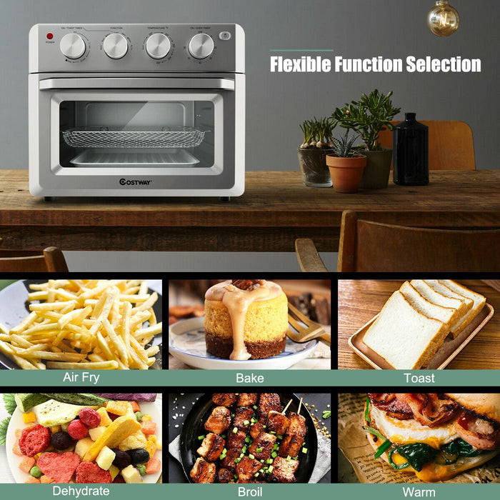 Dehydrate Convection Air Fryer Toaster Oven with 5 Accessories