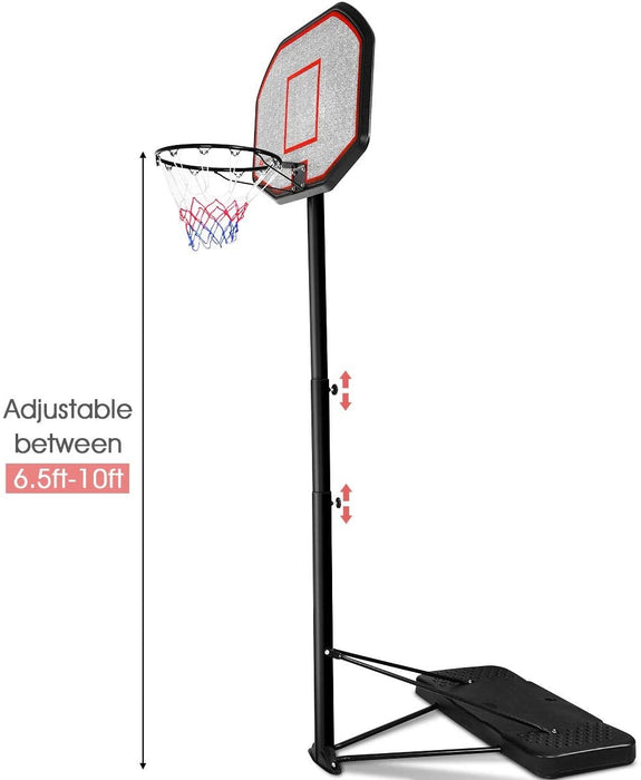 43 Inch Indoor Outdoor Height Adjustable Basketball Hoop