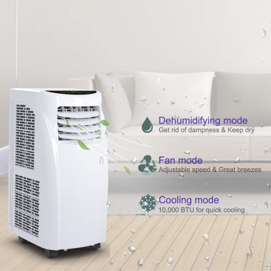 3-in-1 8000 BTU Portable Air Conditioner and Dehumidifier