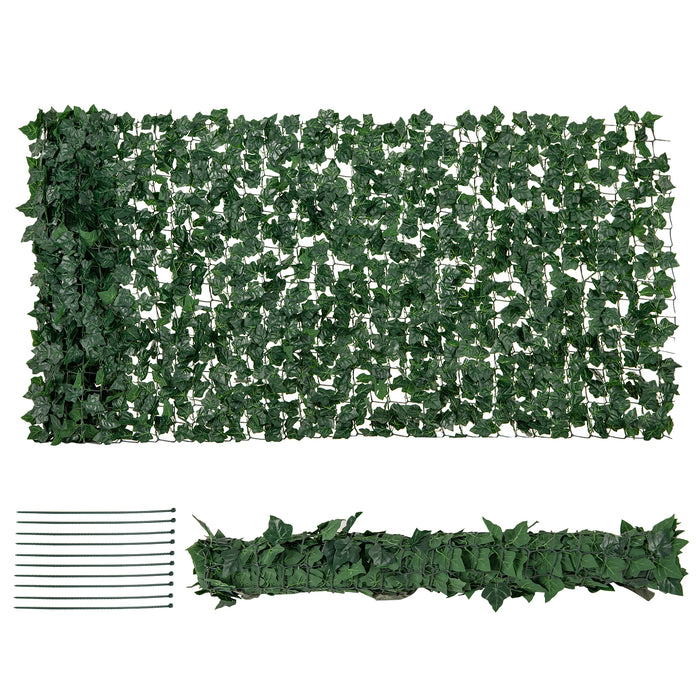 120 x 40  Inch Artificial Ivy Privacy Fence