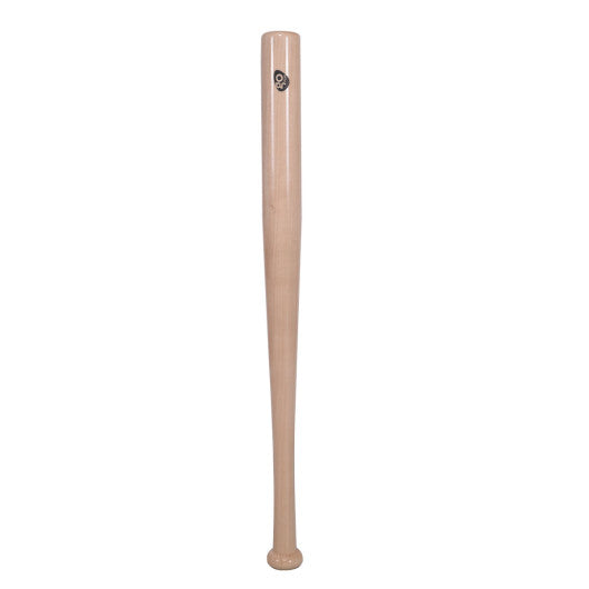 2 Pieces 34 Inch Natural Wooden Baseball Bat and 2 Pieces 9 Inch Baseball