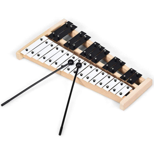 27 Note Glockenspiel Xylophone with 2 Rubber Mallets