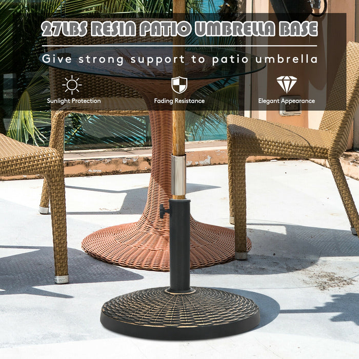 27 lbs Patio Market Umbrella Base Stand