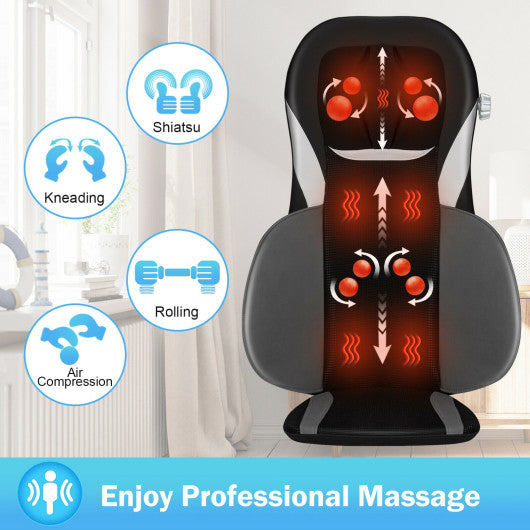 Shiatsu Massage with Heat Massage Chair-Gray