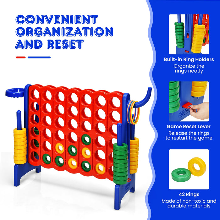 2.5Ft 4-to-Score Giant Game Set-Blue