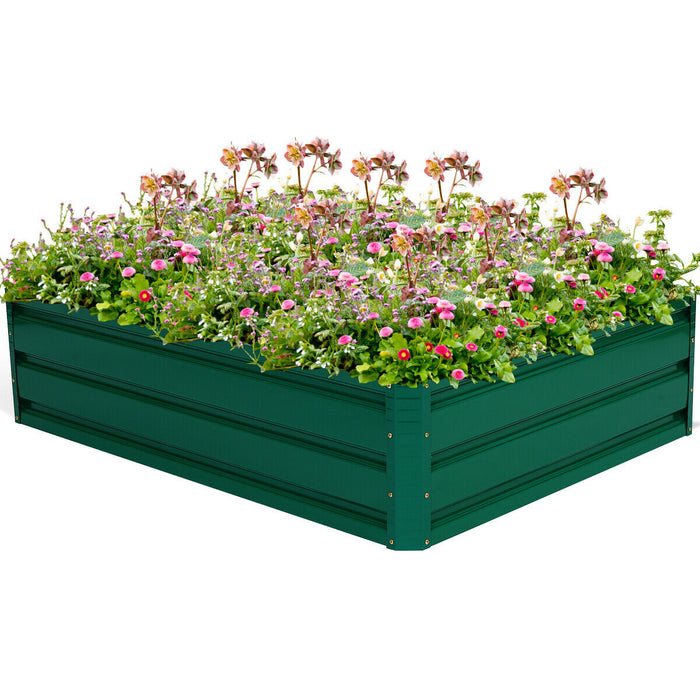 47.5 Inch Patio Raised Garden Bed Vegetable Flower Planter