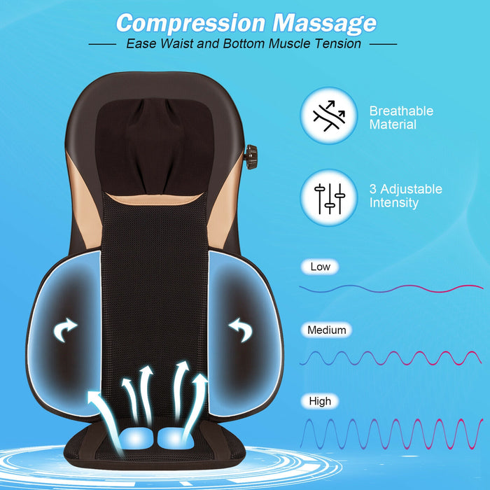 Shiatsu Massage with Heat Massage Chair-Golden