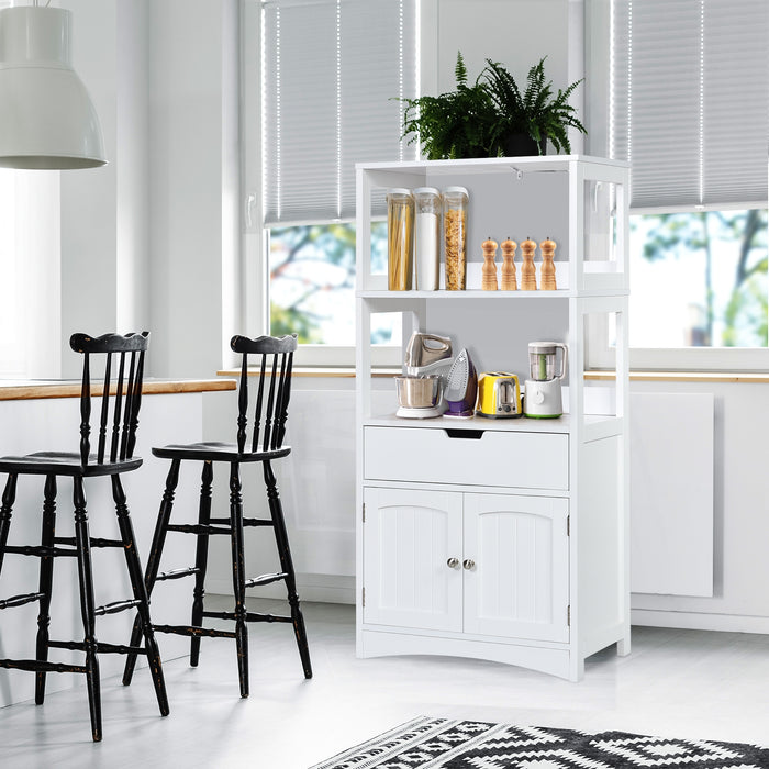 Bathroom Storage Cabinet with Drawer and Shelf Floor Cabinet