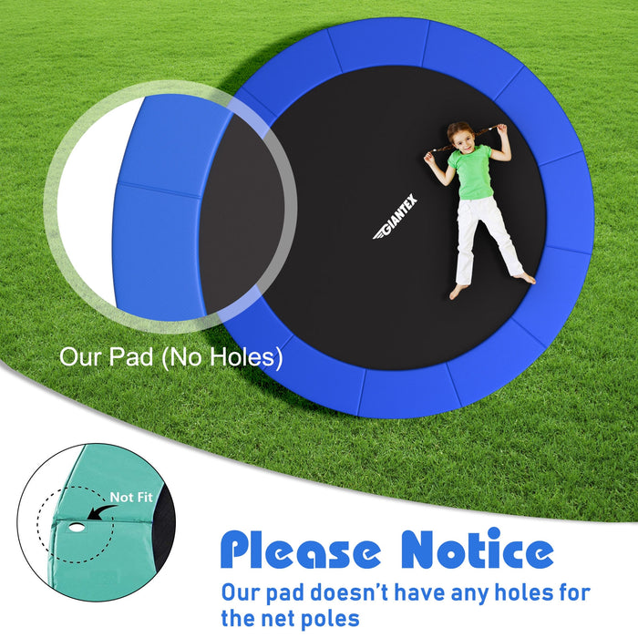 10 Feet Universal Spring Cover Trampoline Replacement Safety Pad-Blue