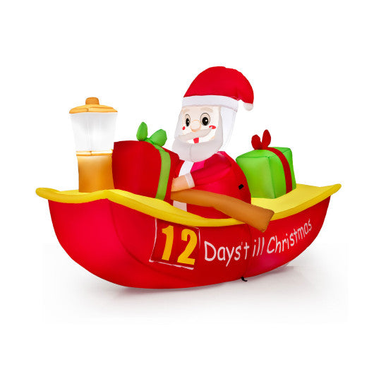 7 Feet Long Christmas Inflatables with Navigation Light