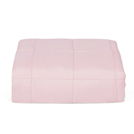 3 Piece 7lbs Heavy Weighted Blanket-Pink