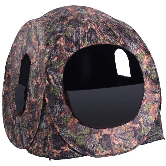 Portable Pop up Ground Camo Blind Hunting Enclosure