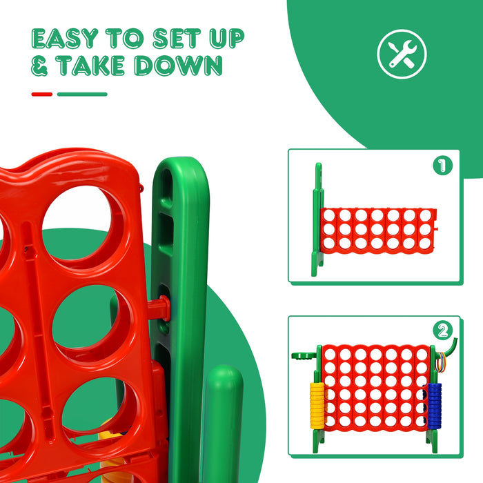 2.5Ft 4-to-Score Giant Game Set-Green