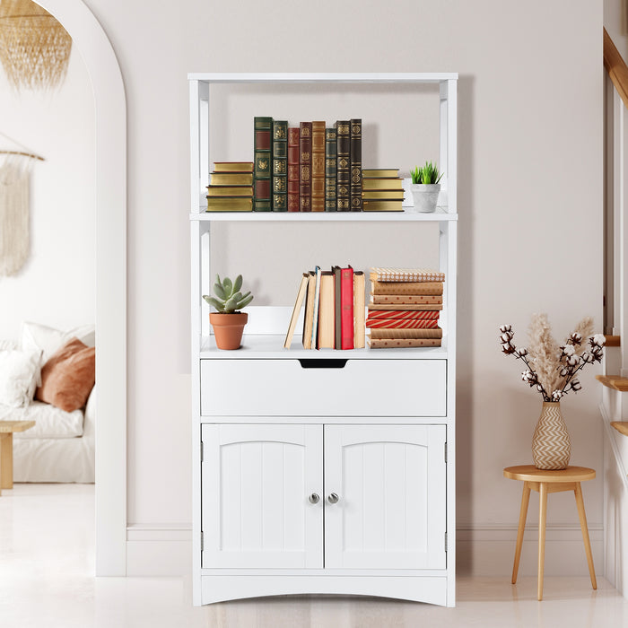 Bathroom Storage Cabinet with Drawer and Shelf Floor Cabinet