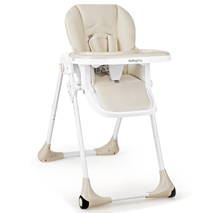 3-In-1 Convertible Baby High Chair for Baby and Toddler-Beige