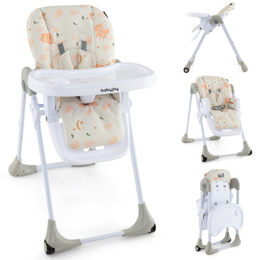 3-In-1 Convertible Baby High Chair for Toddlers-Beige