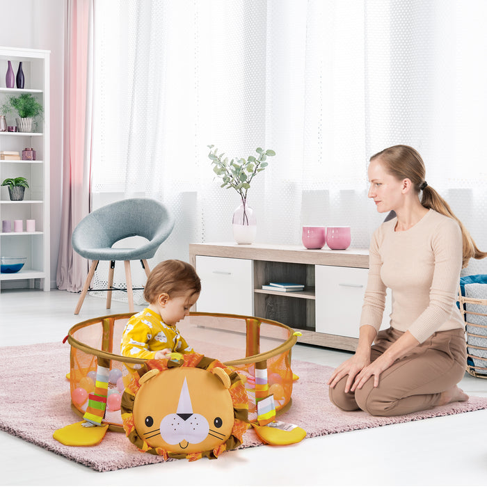 4-in-1 Baby Play Gym with Soft Padding Mat and Arch Design