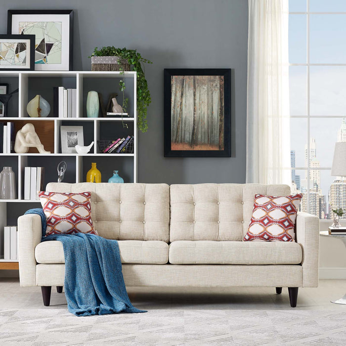 Empress Upholstered Fabric Sofa