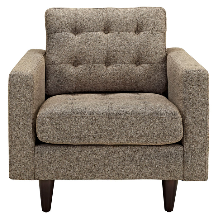 Empress Upholstered Fabric Armchair