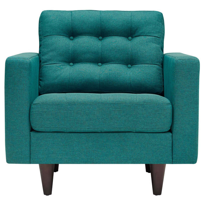 Empress Upholstered Fabric Armchair