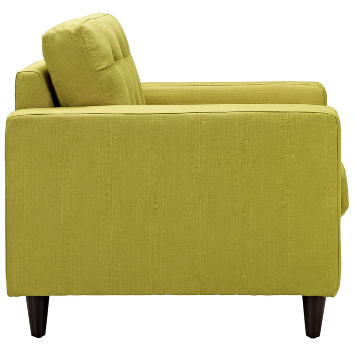 Empress Upholstered Fabric Armchair