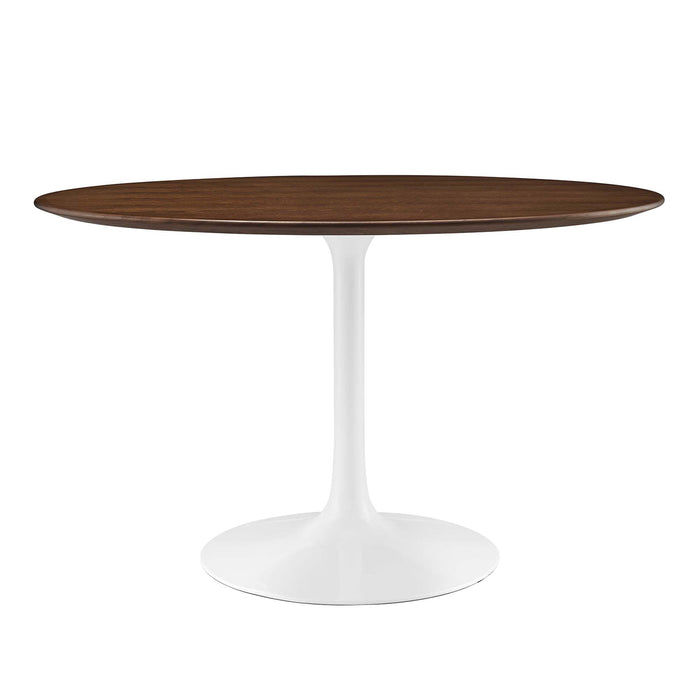 Lippa 48" Round Walnut Dining Table