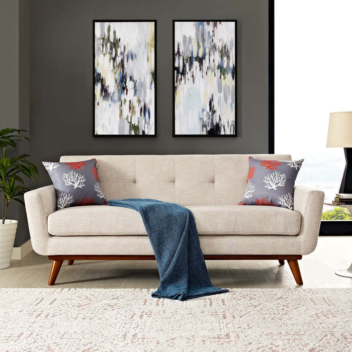 Engage Upholstered Fabric Loveseat