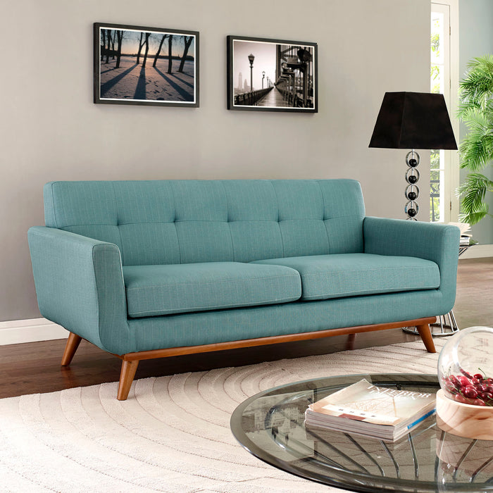 Engage Upholstered Fabric Loveseat