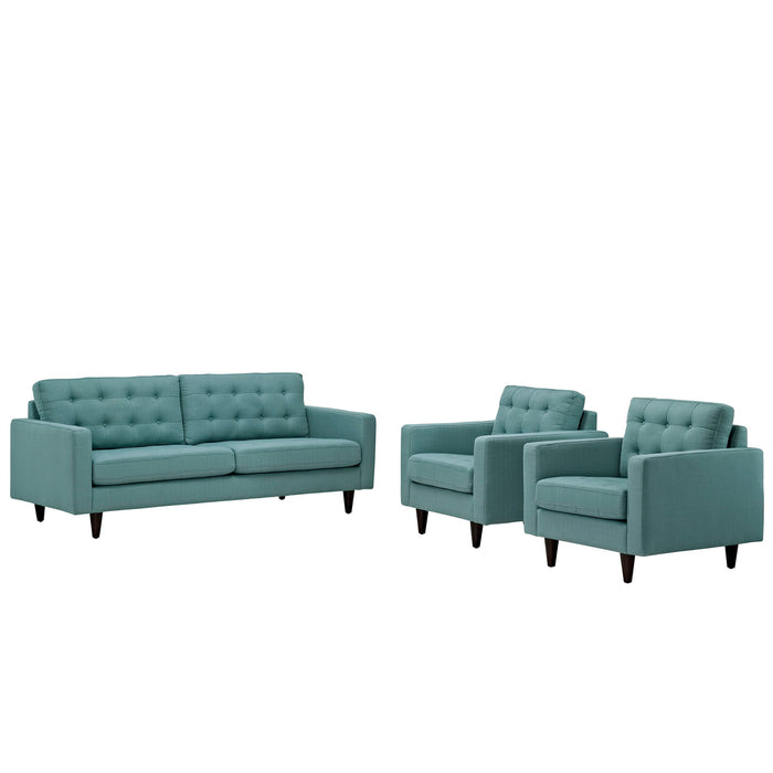 Empress Sofa and Armchairs Set of 3