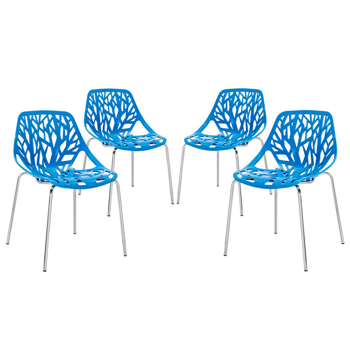 Stencil Dining Side Chair Set of 4