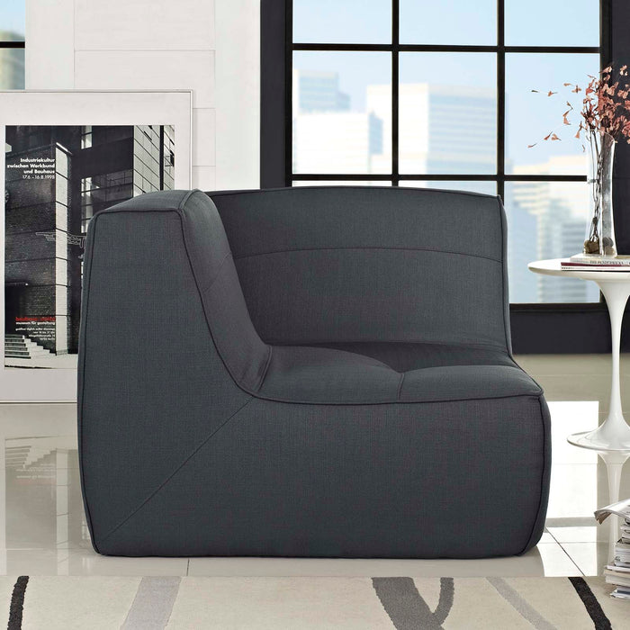 Align Upholstered Fabric Corner Sofa