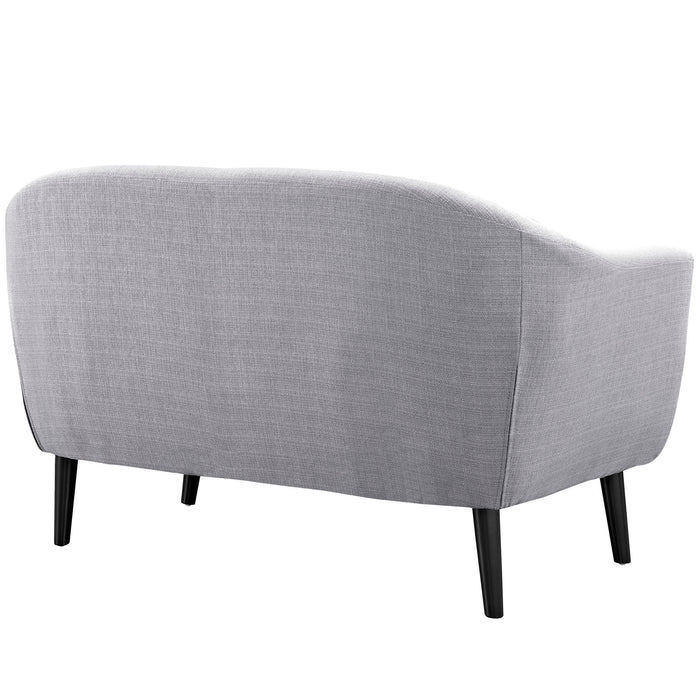 Wit Upholstered Fabric Loveseat