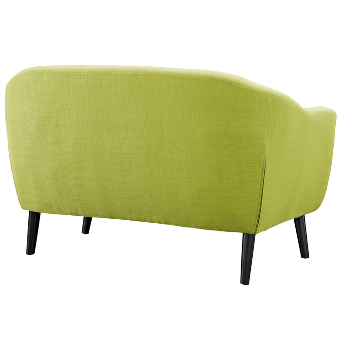 Wit Upholstered Fabric Loveseat