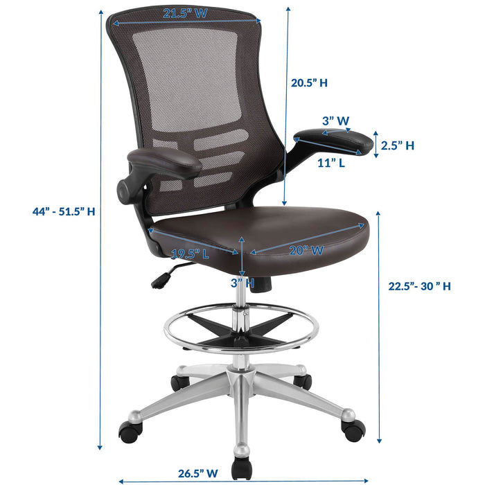 Attainment Vinyl Drafting Chair