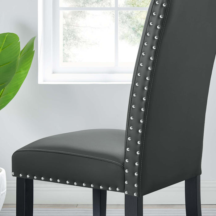 Parcel Dining Faux Leather Side Chair