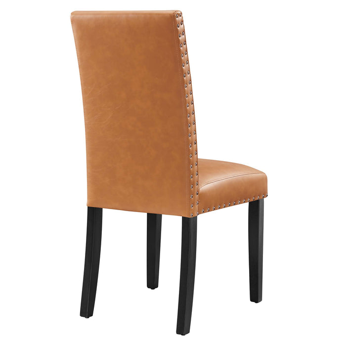 Parcel Dining Faux Leather Side Chair