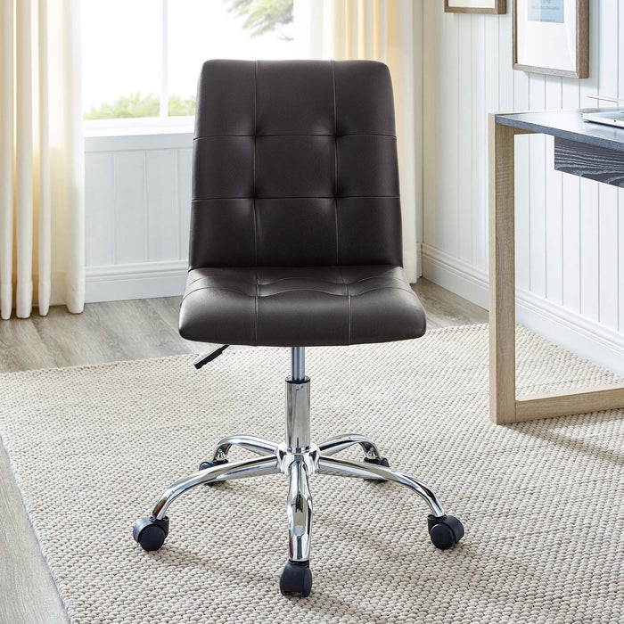 Prim Armless Mid Back Office Chair