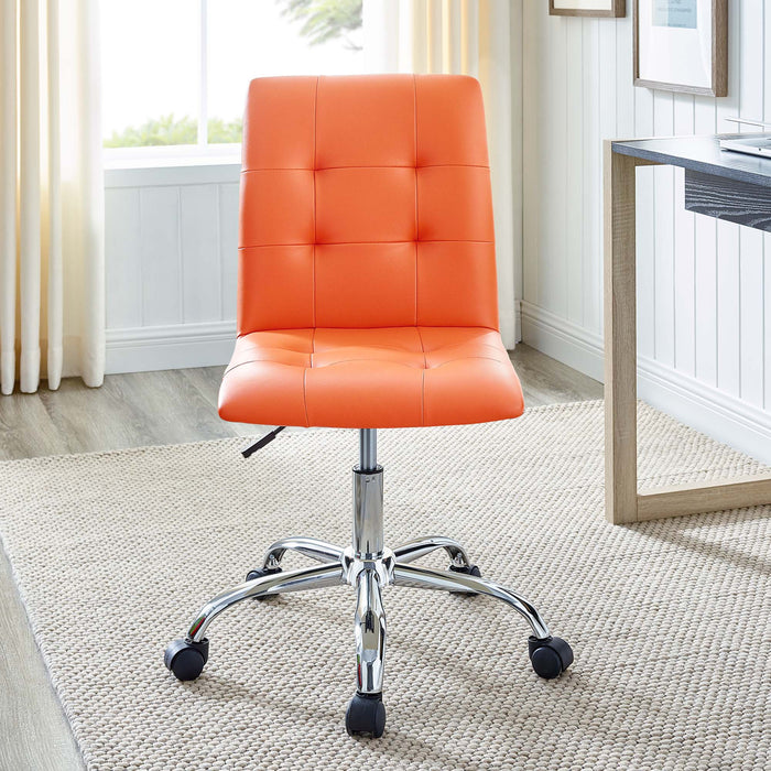 Prim Armless Mid Back Office Chair