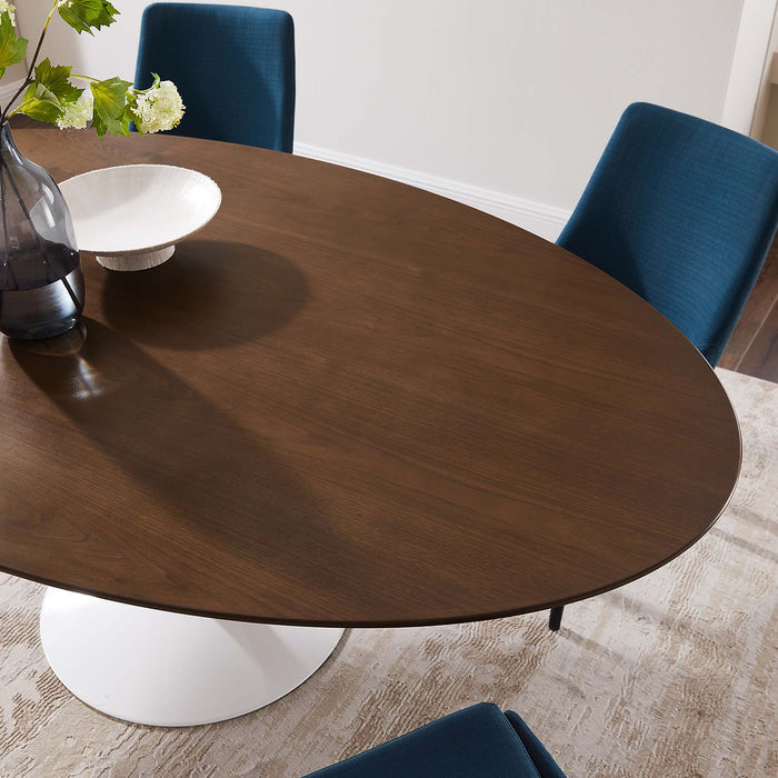 Lippa 78" Oval Wood Dining Table