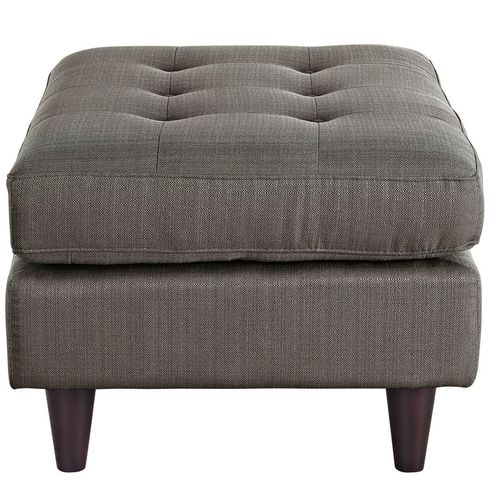 Empress Upholstered Fabric Ottoman