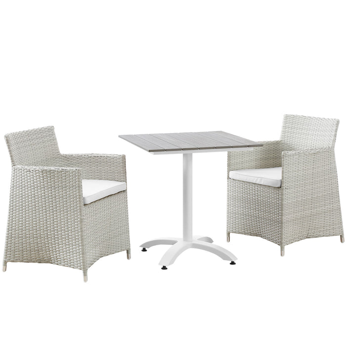 Junction 3 Piece Outdoor Patio Dining Set