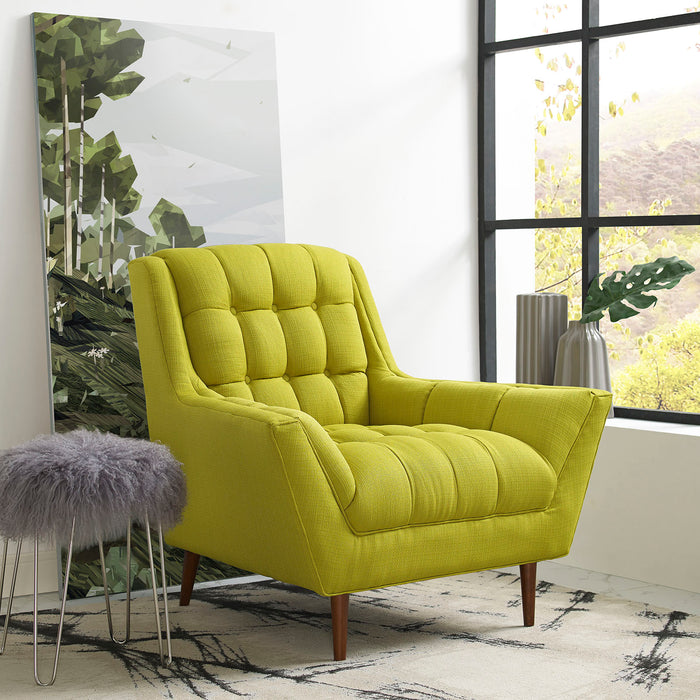 Response Upholstered Fabric Armchair