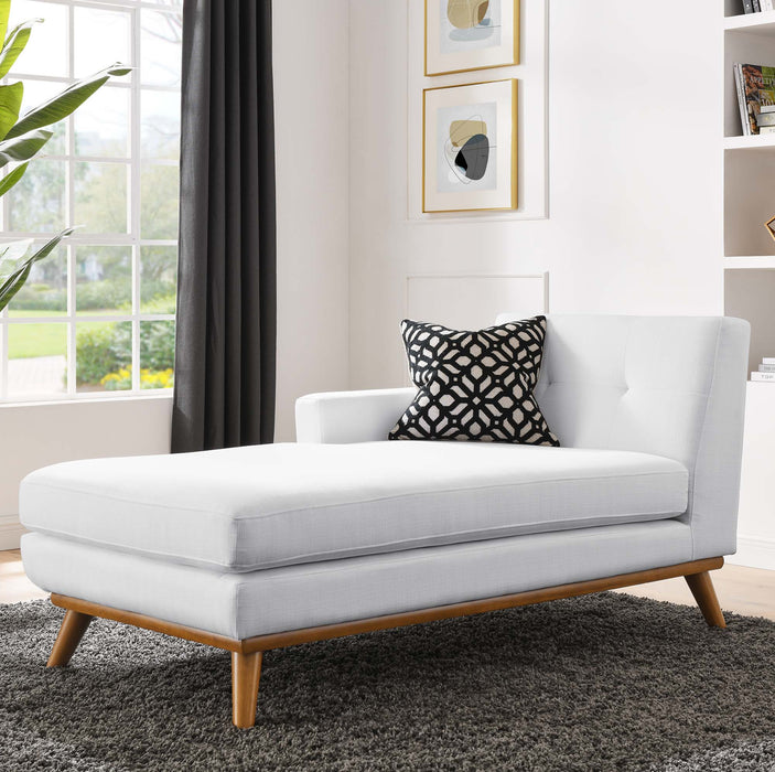 Engage Left-Facing Upholstered Fabric Chaise