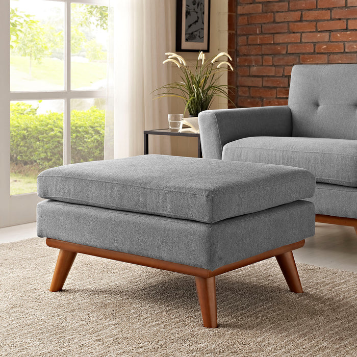 Engage Upholstered Fabric Ottoman