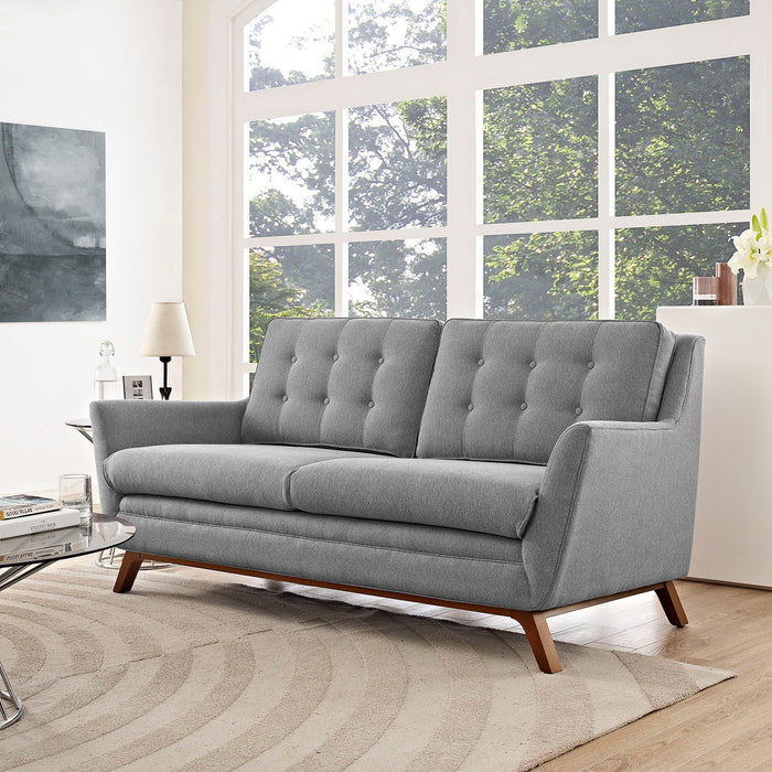 Beguile Upholstered Fabric Loveseat