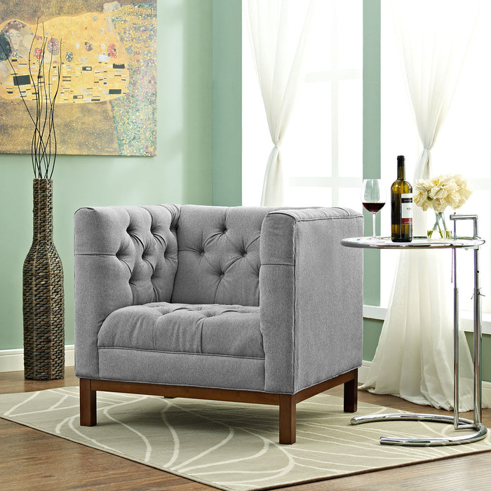 Panache Upholstered Fabric Armchair