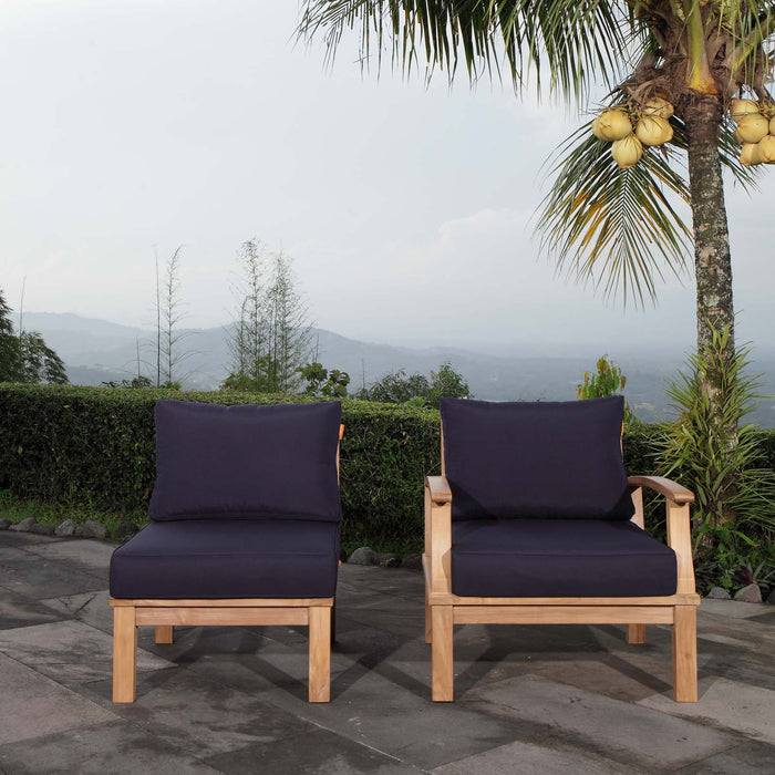 Marina 2 Piece Outdoor Patio Teak Set