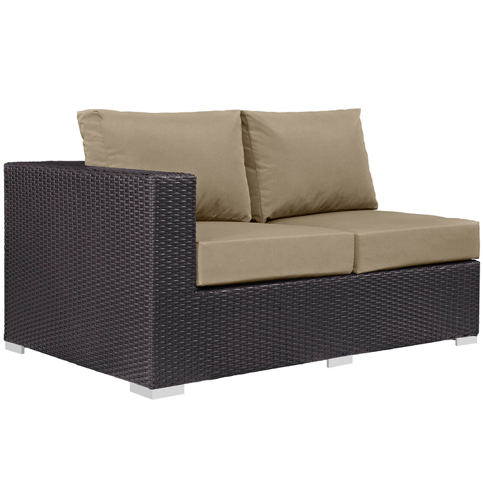 Convene Outdoor Patio Left Arm Loveseat