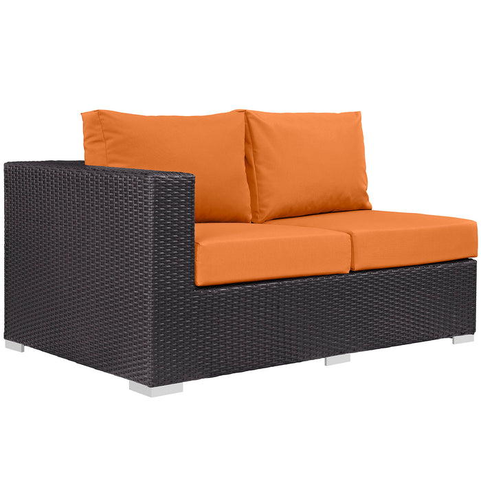 Convene Outdoor Patio Left Arm Loveseat